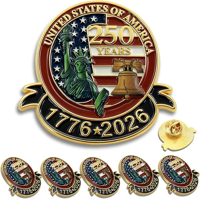 250th Anniversary Lapel Pins